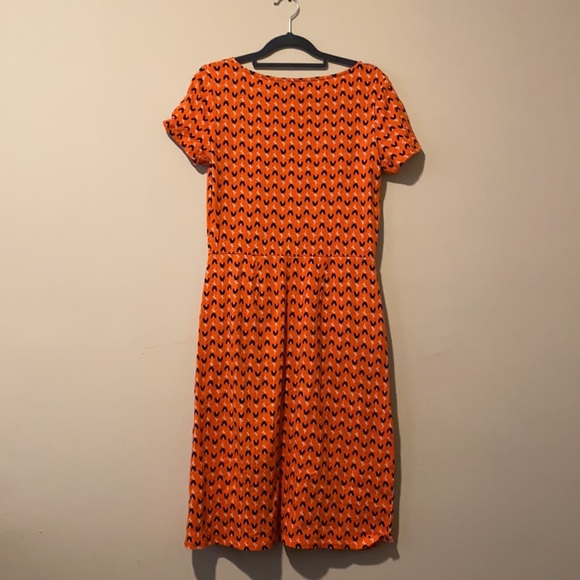 Boden | Orange Phoebe Dress - Picture 2 of 3